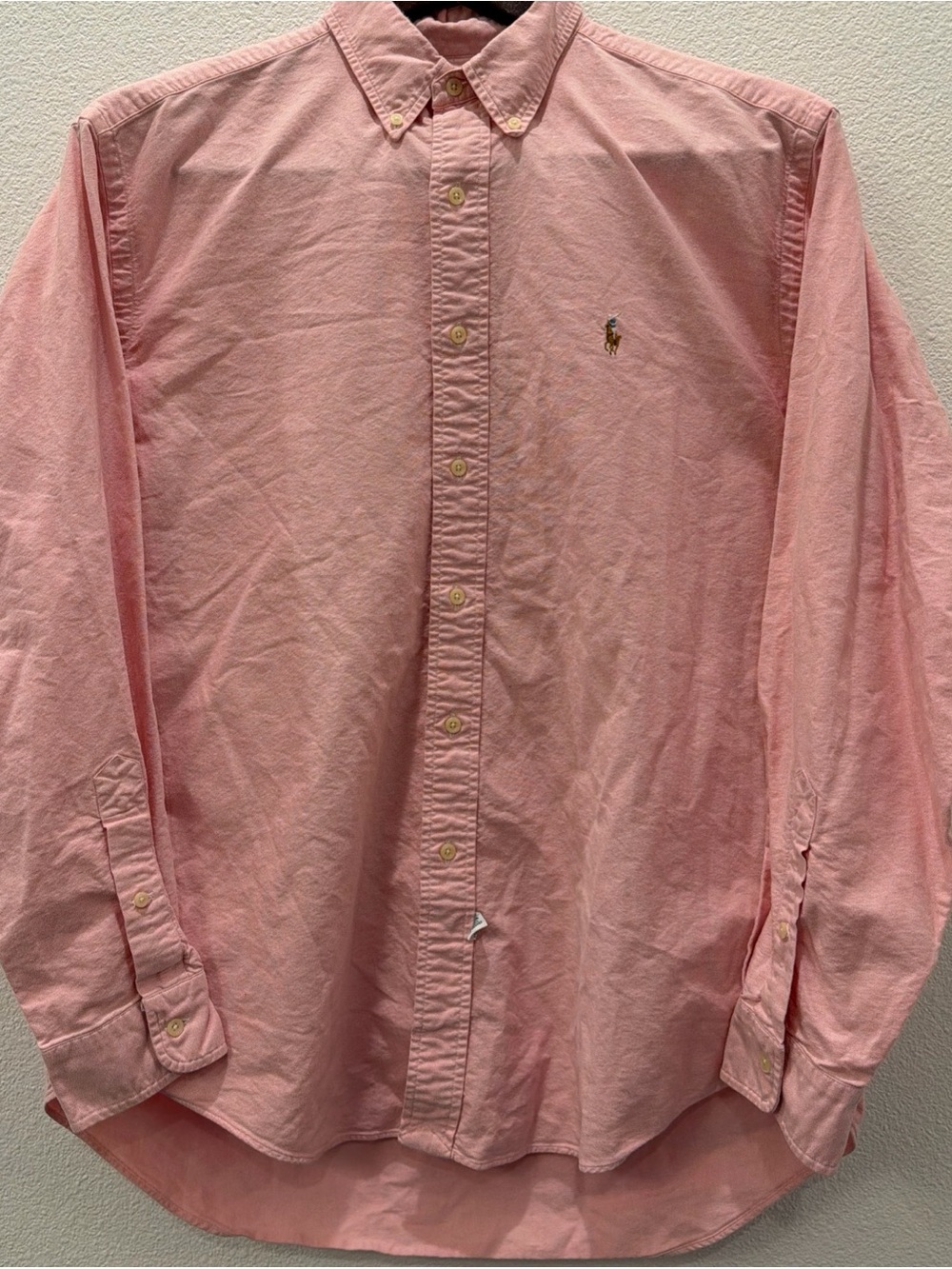Ralph Lauren Light Pink Button-Down Oxford Shirt